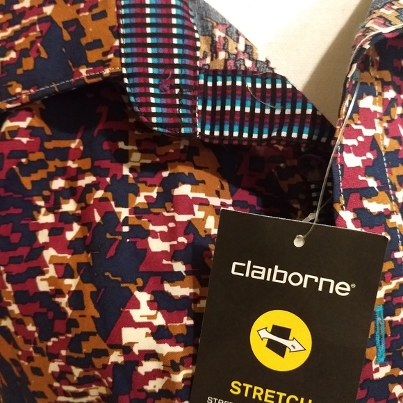 Claiborne 3X cotton blouse - Picture 5 of 5